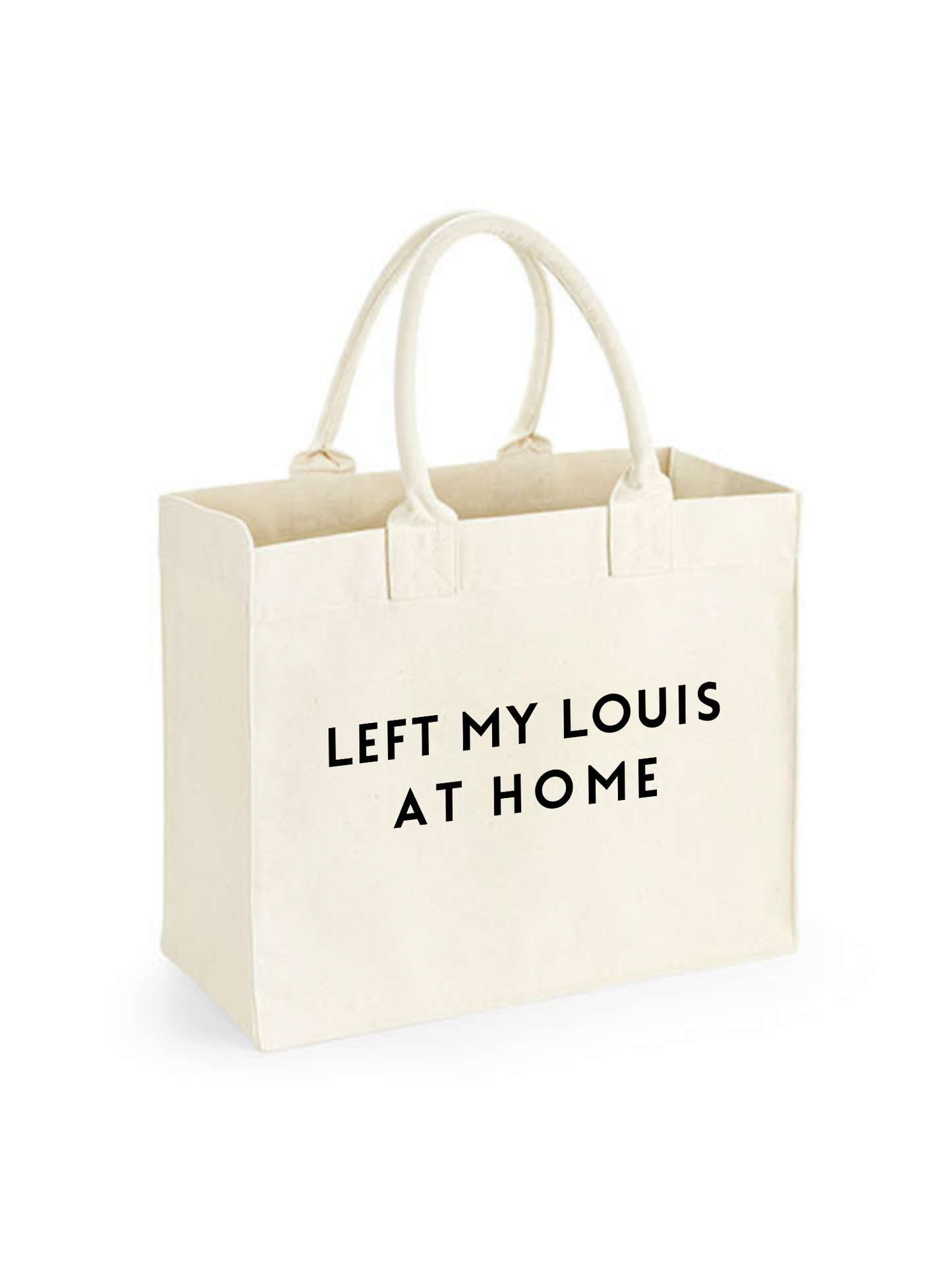 CANVAS BAG LOUIS BLACK