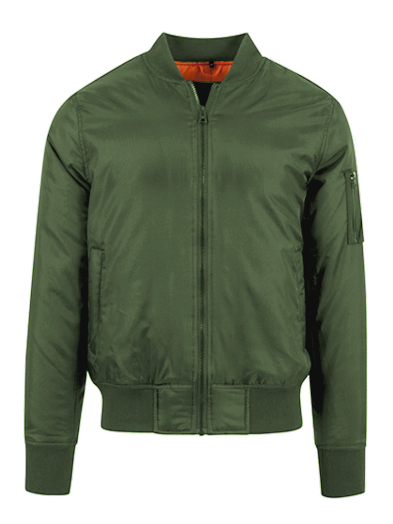 UNISEX BOMBER JACKET DJAMILA CELINA BASIC OLIVE GREEN