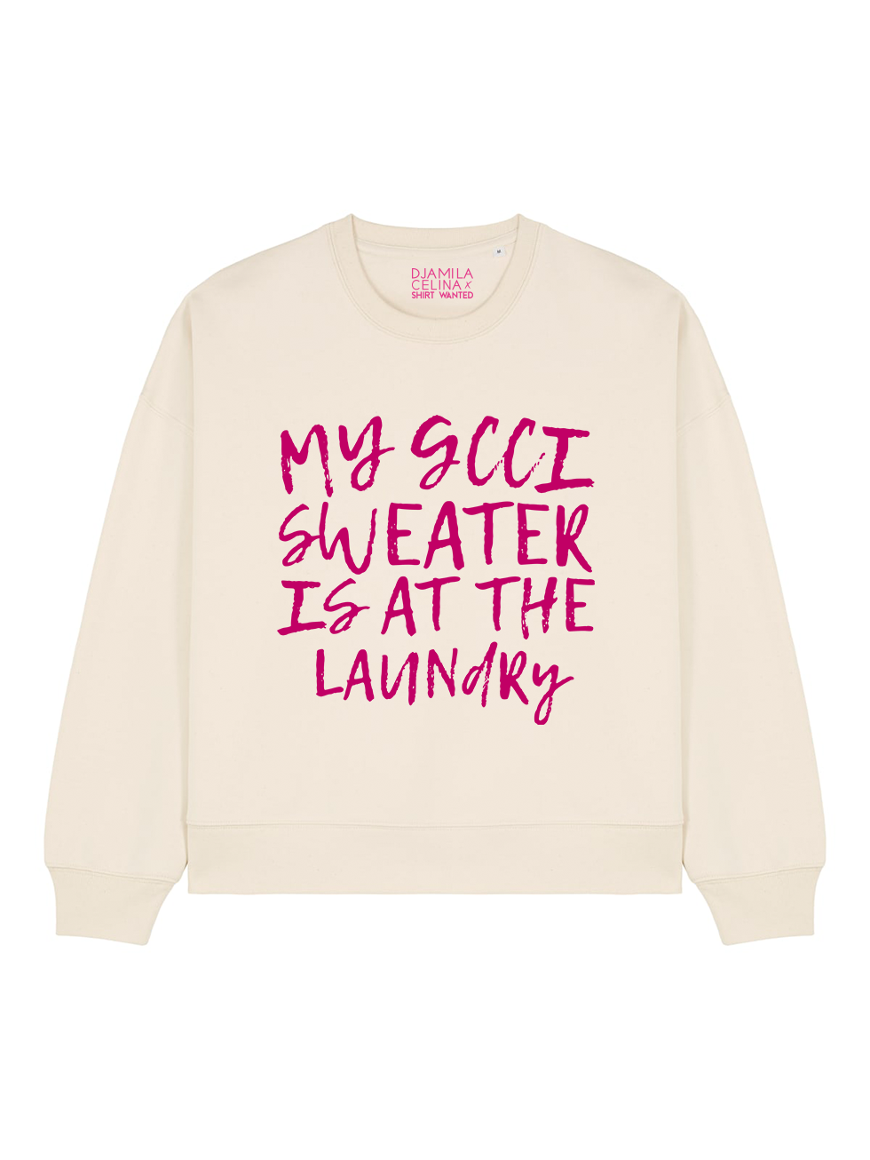 BOXY SWEATER MY GCCI PINK