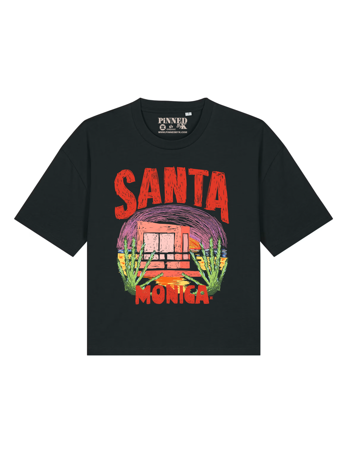 Boxy T-shirt Santa Monica