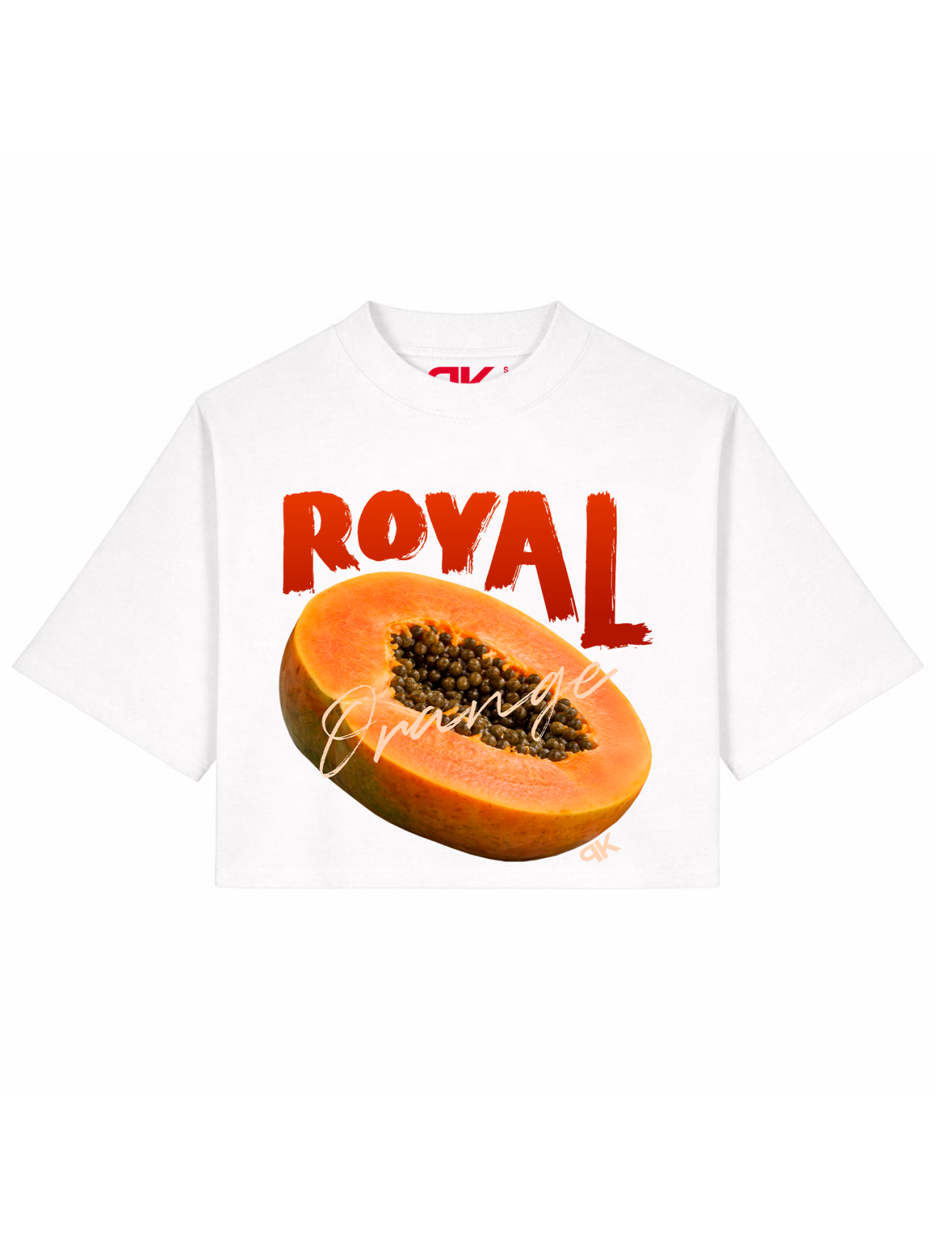 Cropped T-shirt Royal Red