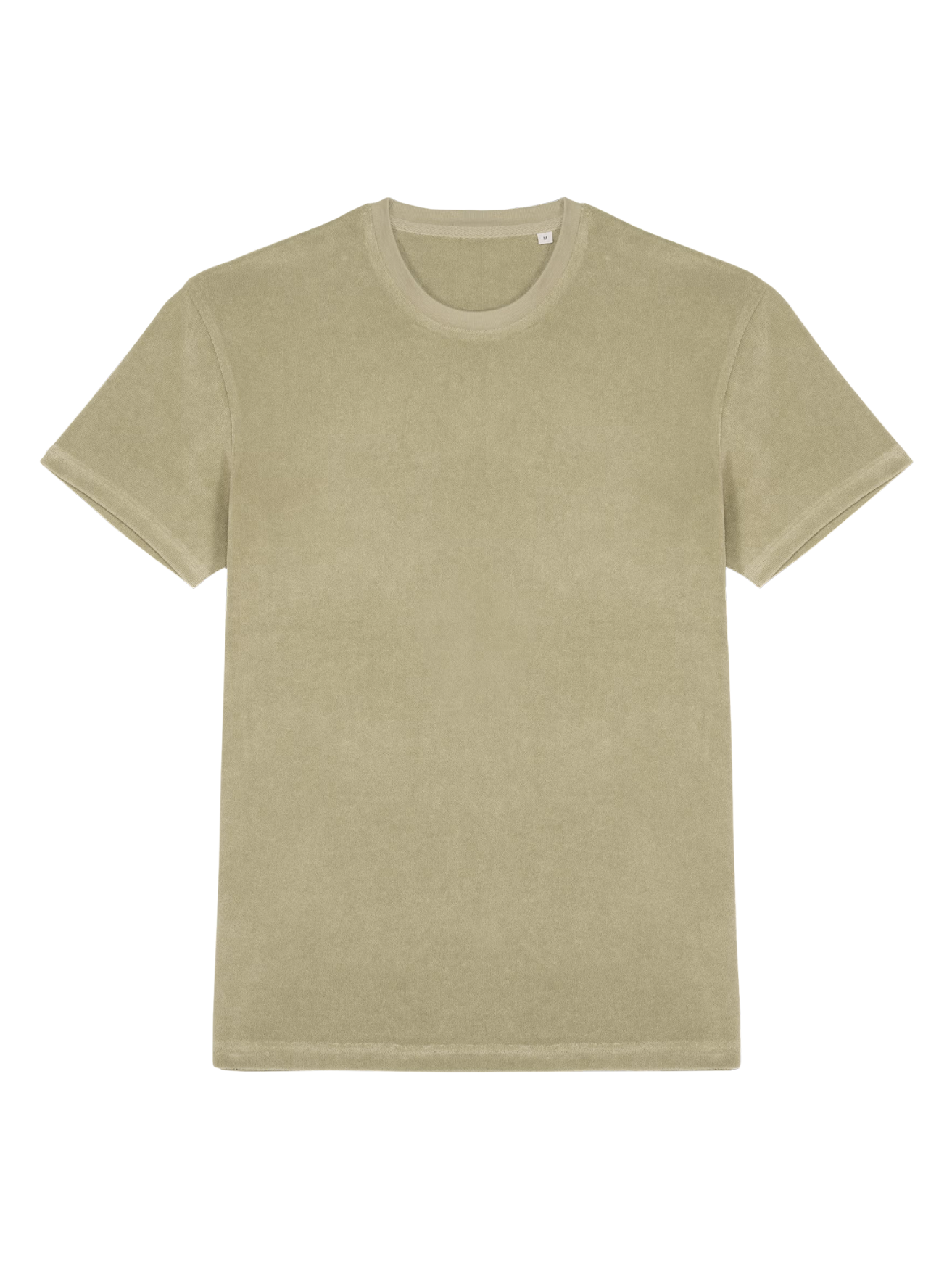 Badstof Man Shirt Basic - Almond Green | NOTE- Levertijd 5-6 werkdagen