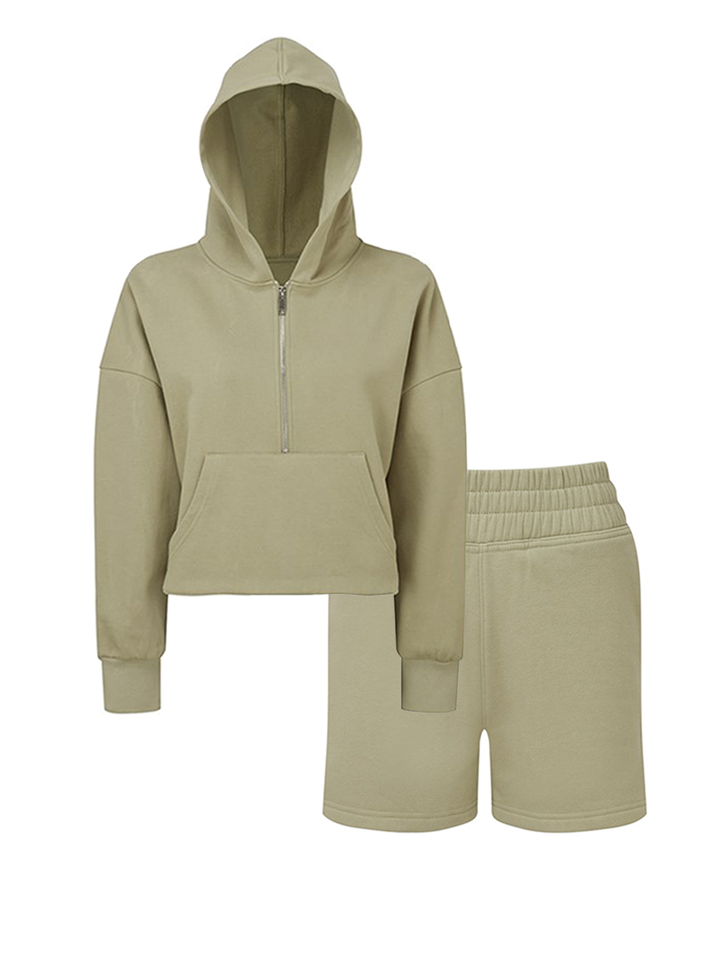 SHORT BASIC SAGE GREEN