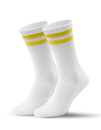 SPORT SOCKS STRIPED YELLOW