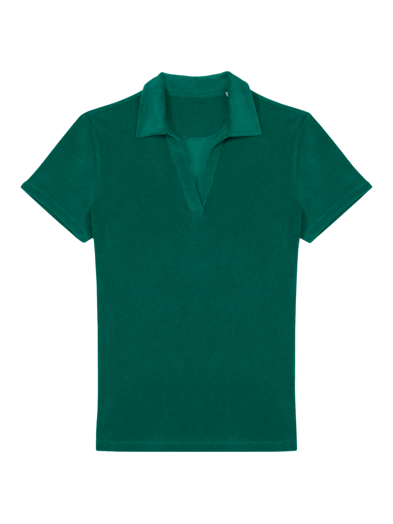 Badstof Shirt Basic - Green | NOTE- Levertijd 5-6 werkdagen