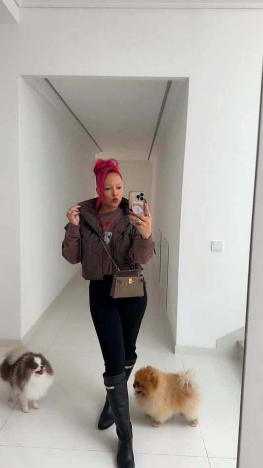 Djamila Celina Bodywarmer Brown