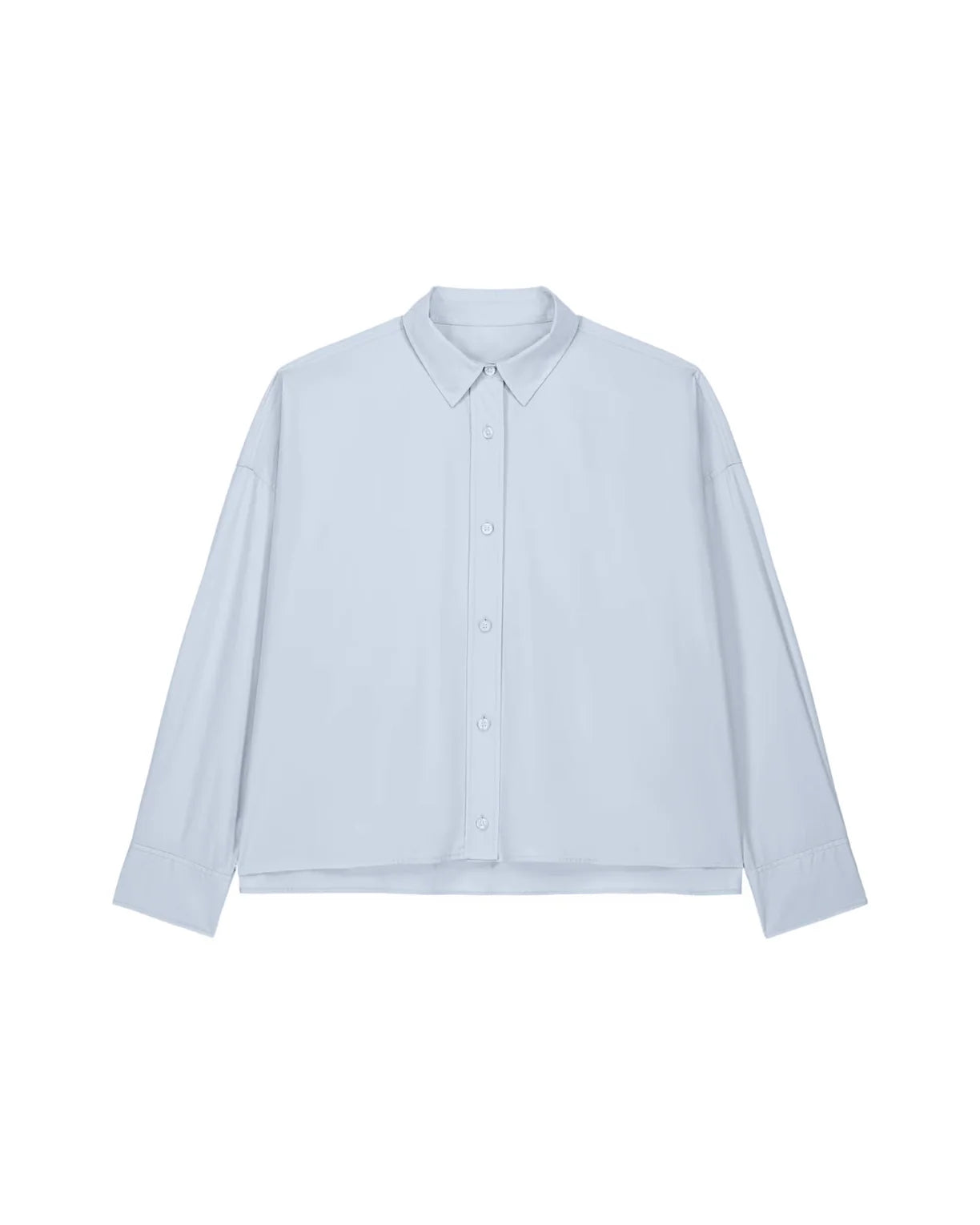 Boxy blue blouse light blue
