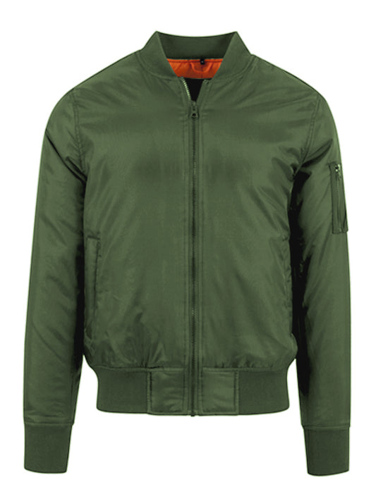 UNISEX BOMBER JACKET DJAMILA CELINA BASIC OLIVE GREEN