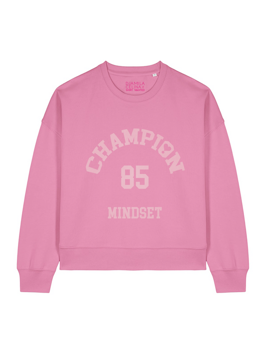 BOXY SWEATER CHAMPION 85 LIGHT PINK VELVET