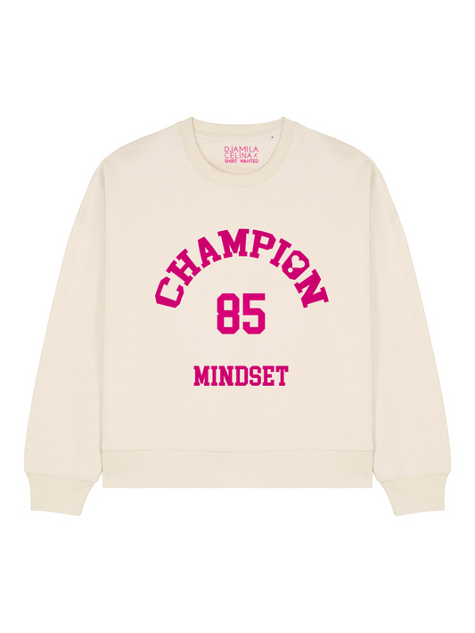 BOXY SWEATER CHAMPION 85 NEON PINK VELVET