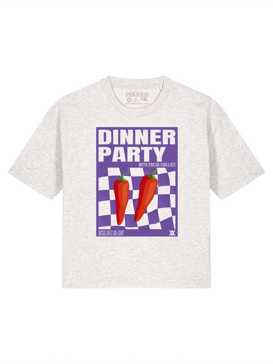 Boxy T-shirt Dinner Party Chillies