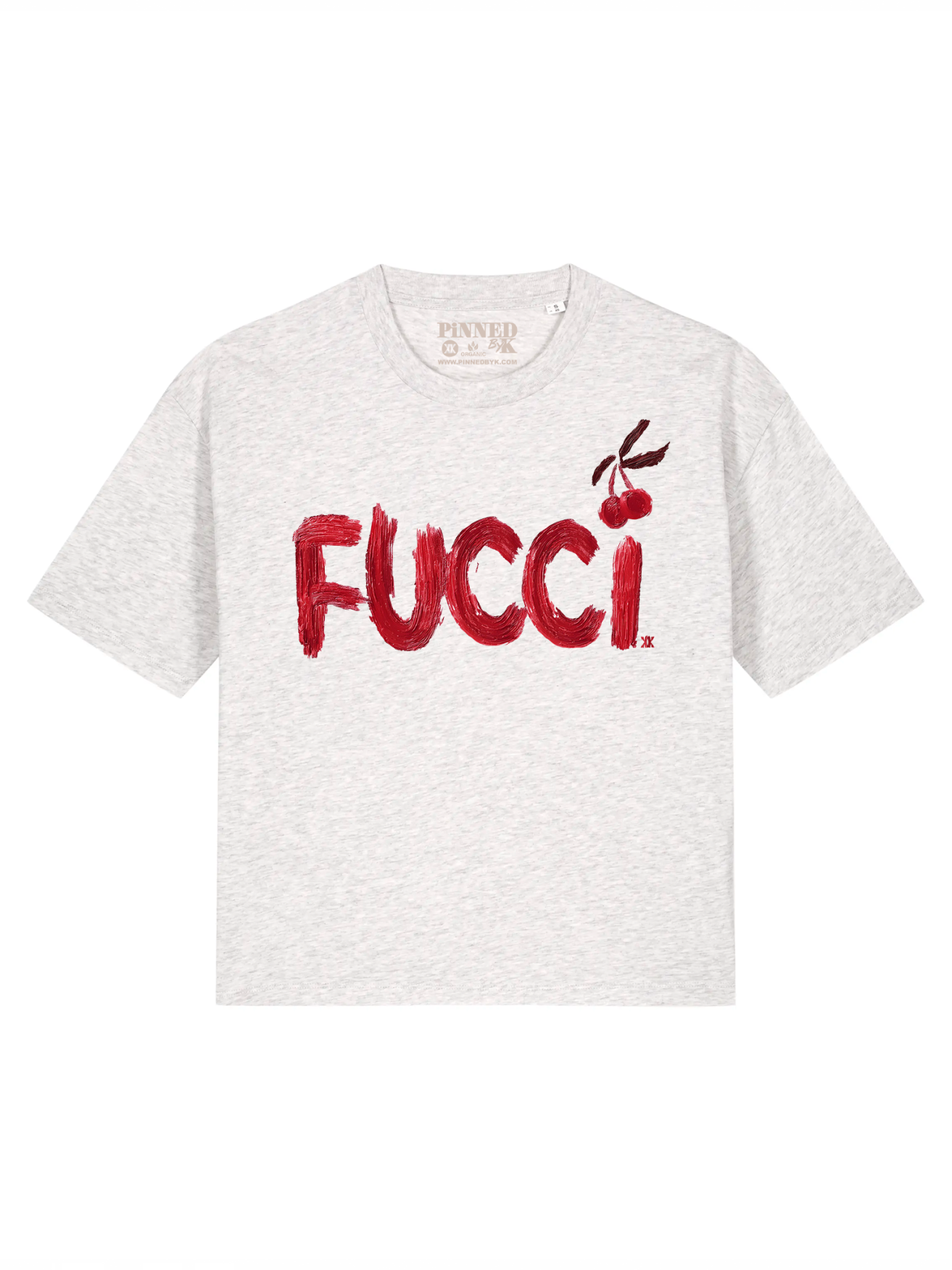 Boxy t-shirt Fucci Cherry
