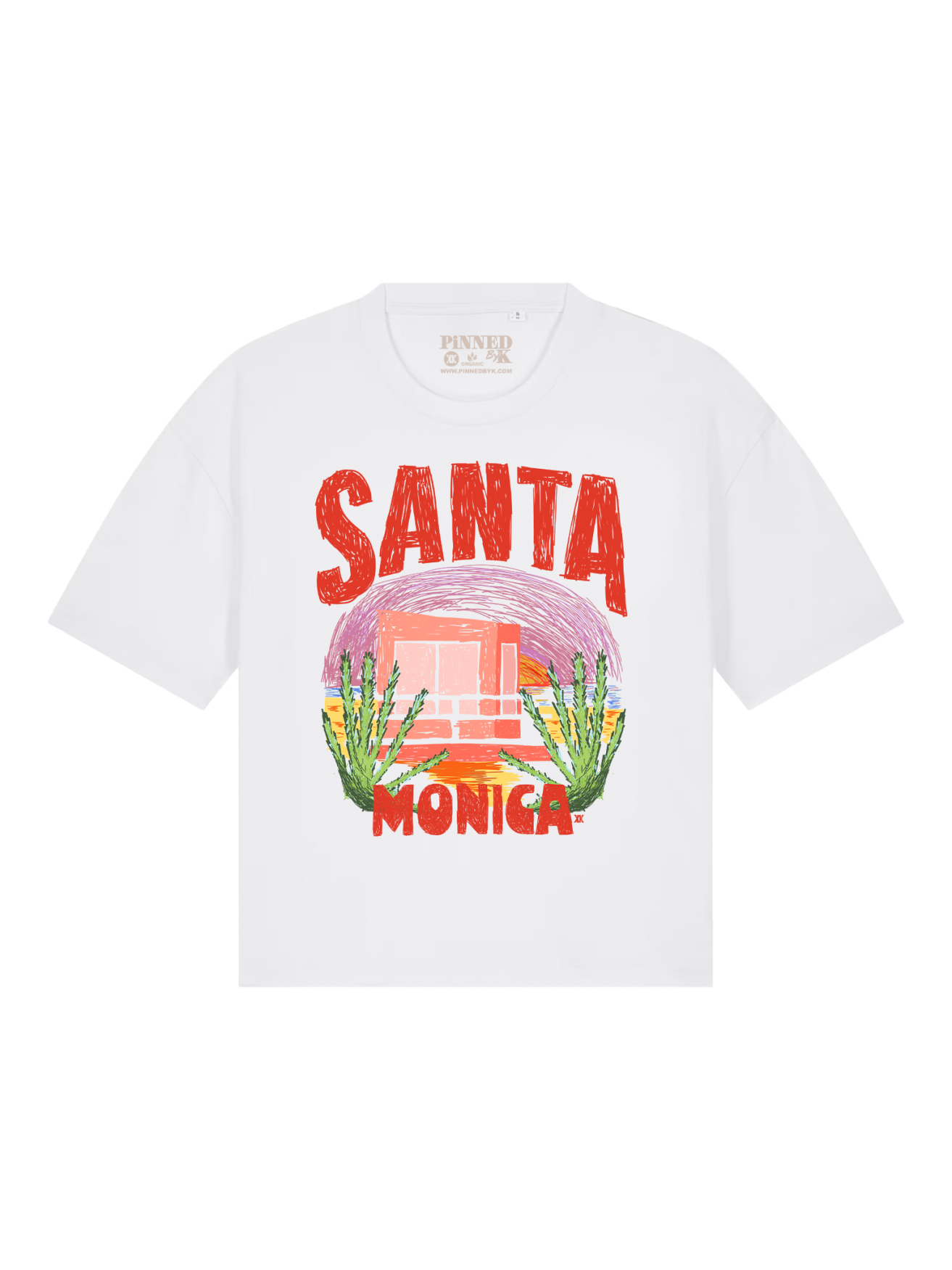 Boxy T-shirt Santa Monica
