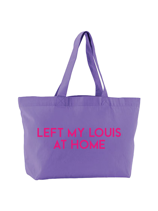 CANVAS SHOPPING BAG LOUIS NEON PINK