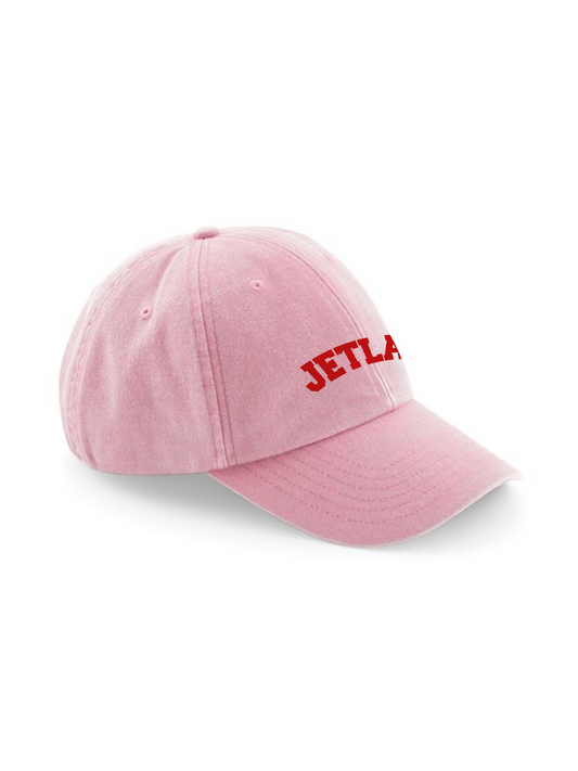 CAP WASHED JETLEG RED VELVET