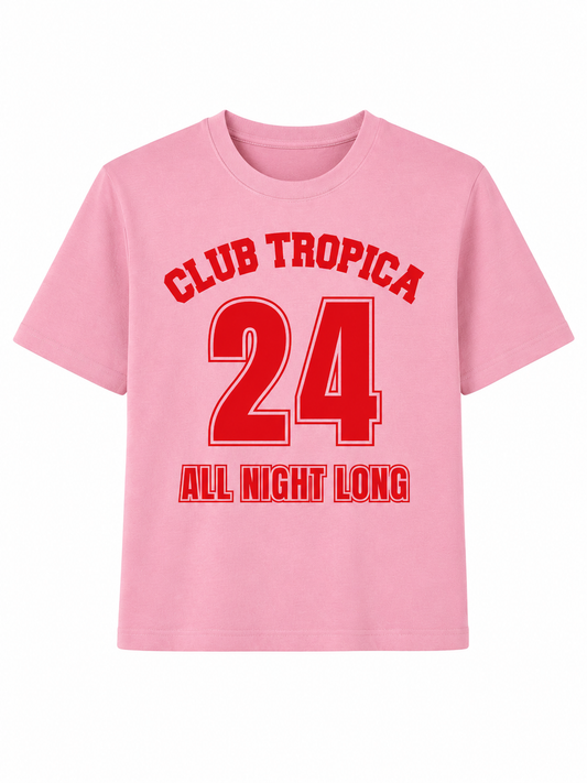 T-shirt Club Tropica Red