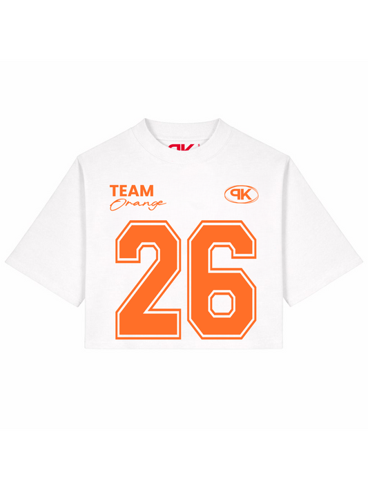 Cropped T-shirt Team Orange 26