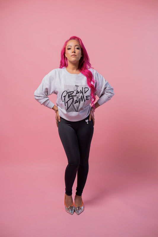 SPORT LEGGING BLACK DJAMILA CELINA WHITE HEART