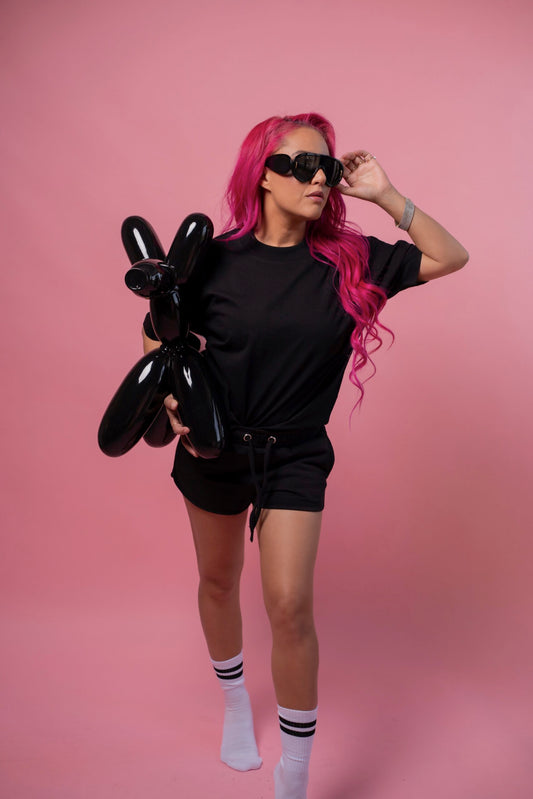 SPORT SOCKS STRIPED BLACK