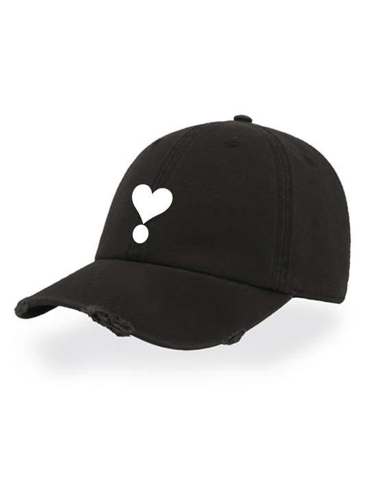 CAP DJAMILA CELINA BLACK – WHITE HEART