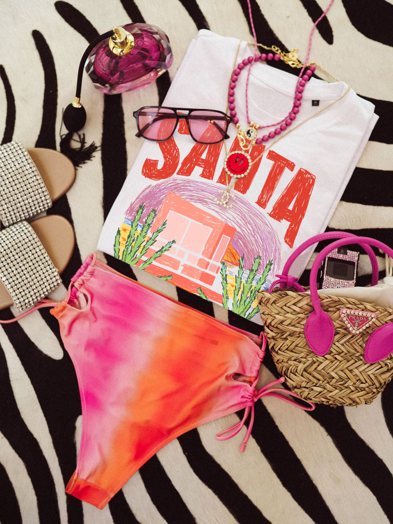 Boxy T-shirt Santa Monica