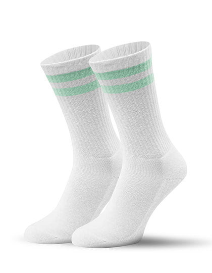 SPORT SOCKS STRIPED MINT