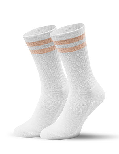 SPORT SOCKS STRIPED ORANGE