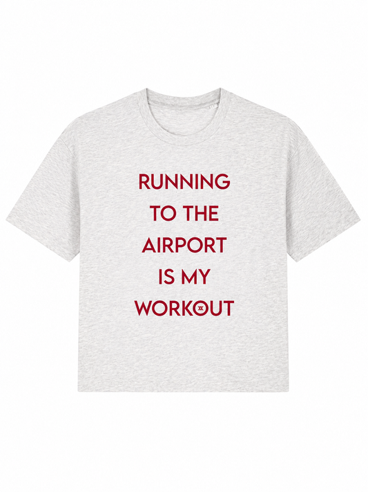 BOXY T-SHIRT RUNNING TO THE AIRPORT BORDEAUX