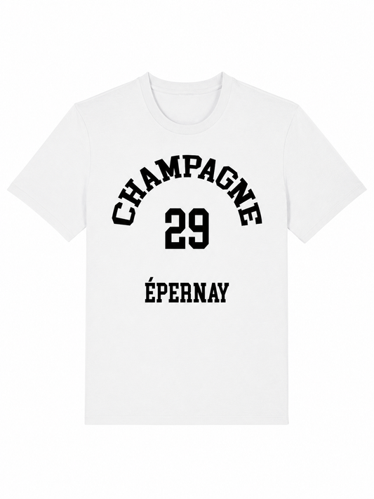 T-shirt Champagne Epernay Black