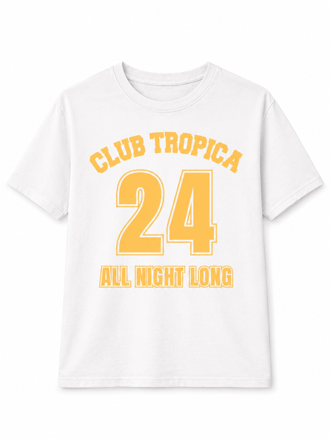 T-shirt Club Tropica Yellow