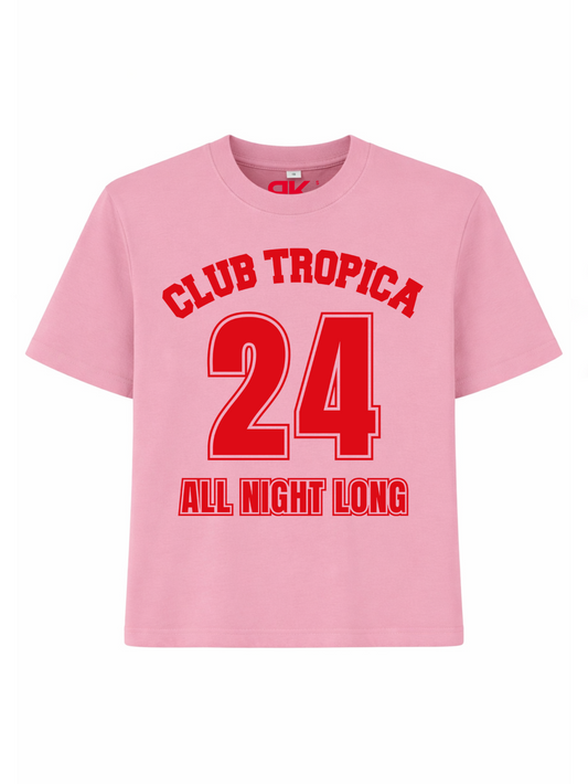 T-shirt Club Tropica Red