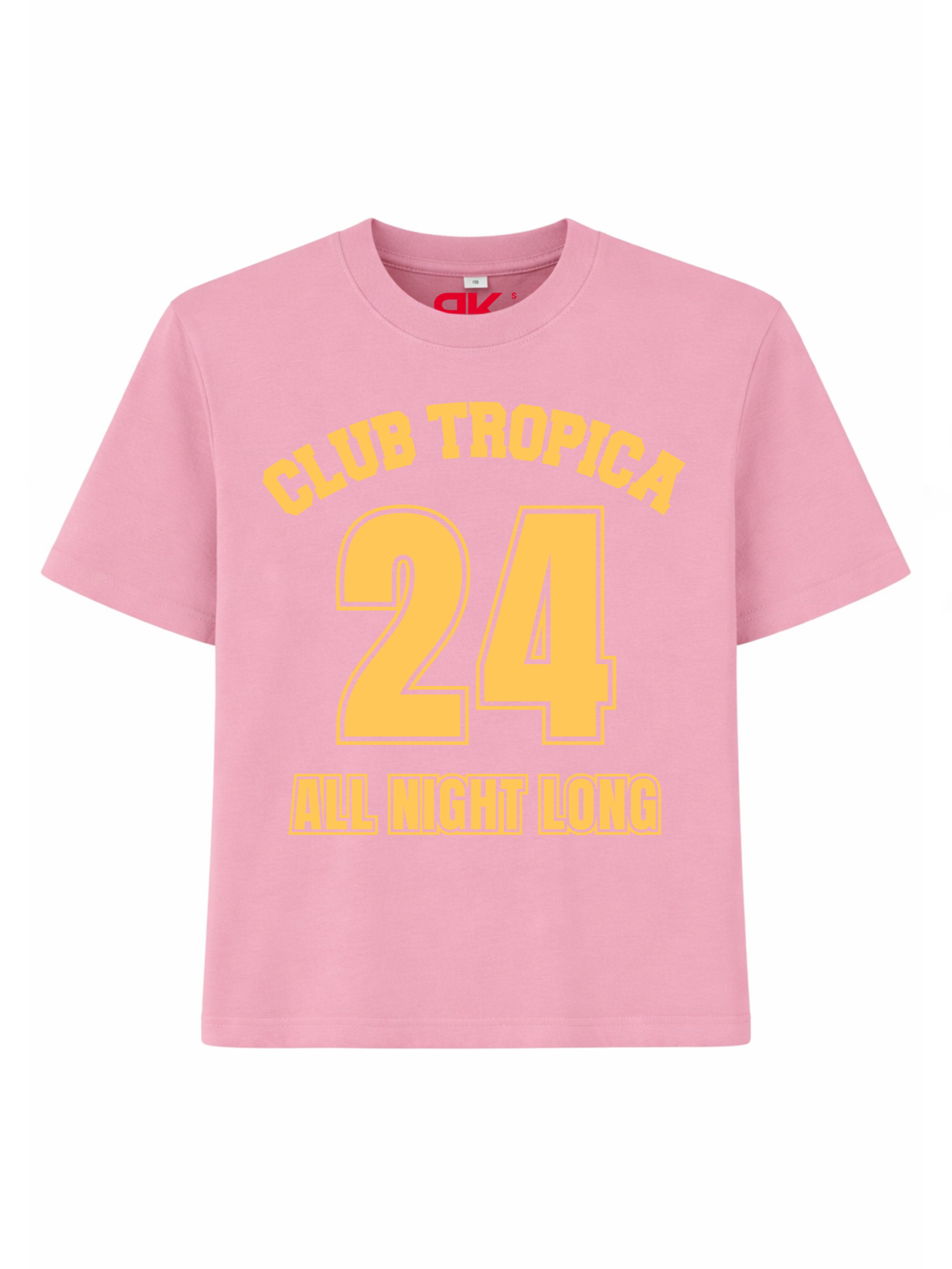 T-shirt Club Tropica Yellow