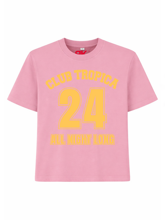 T-shirt Club Tropica Yellow