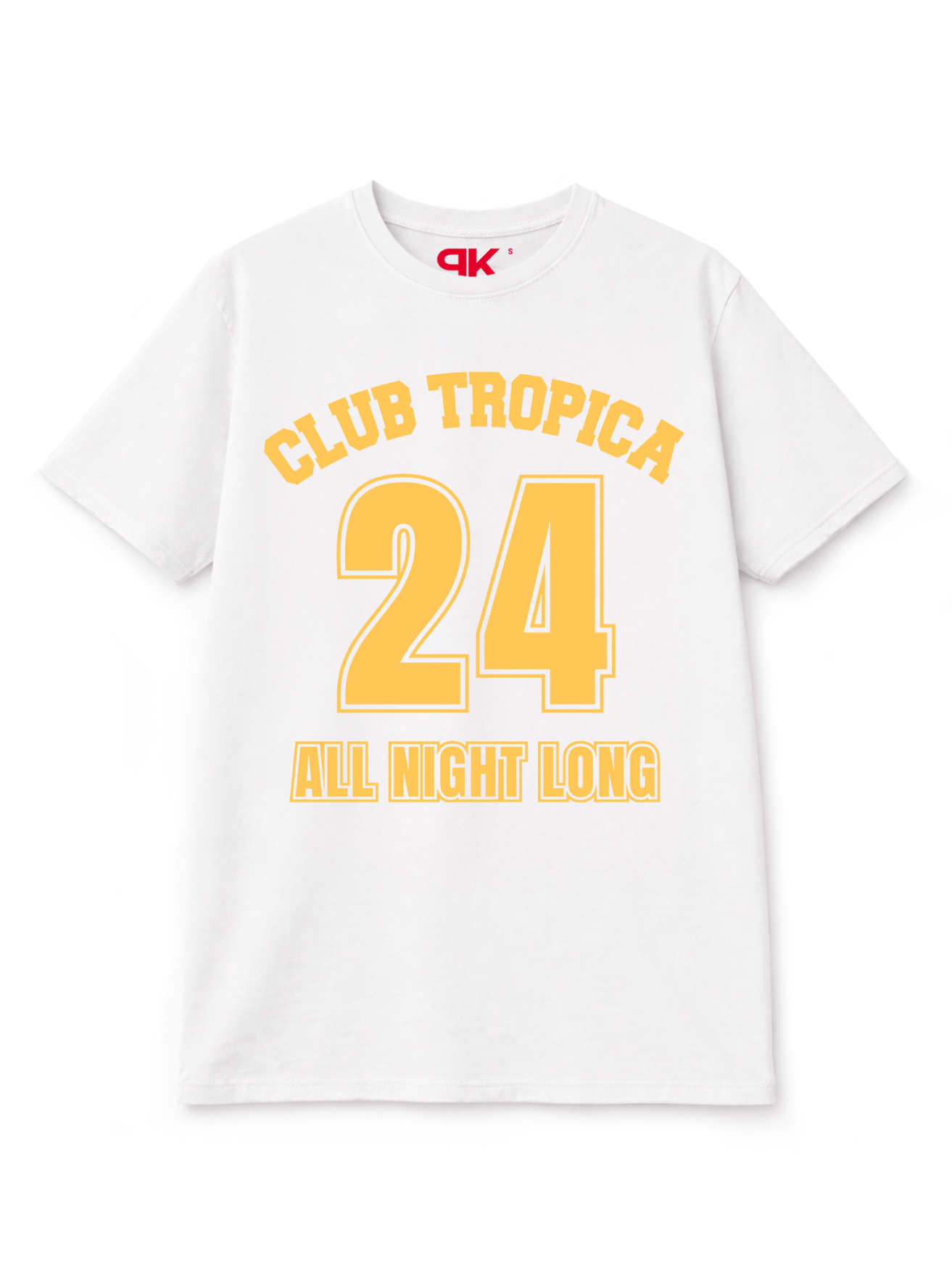 T-shirt Club Tropica Yellow