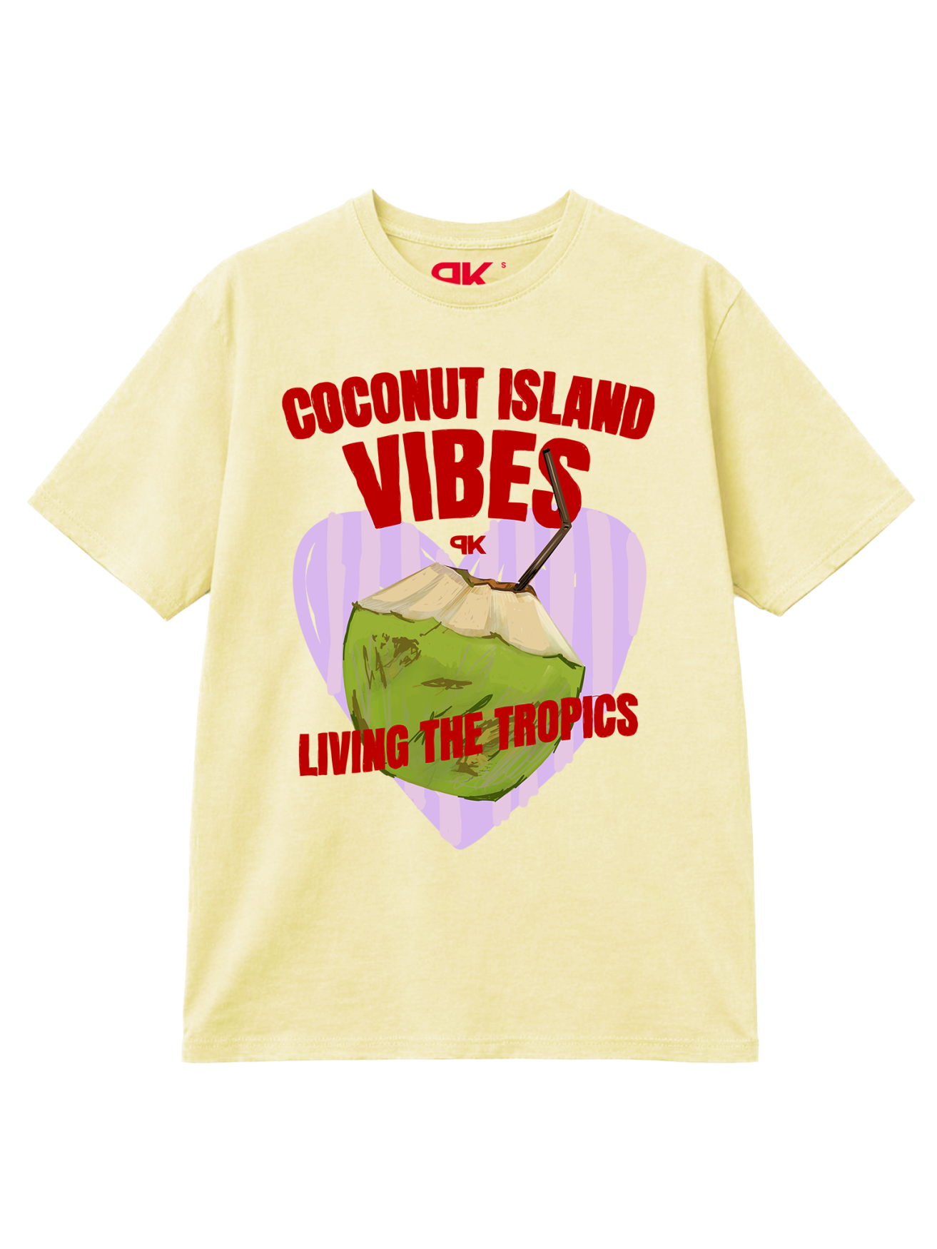 T-shirt Coconut Island Vibes
