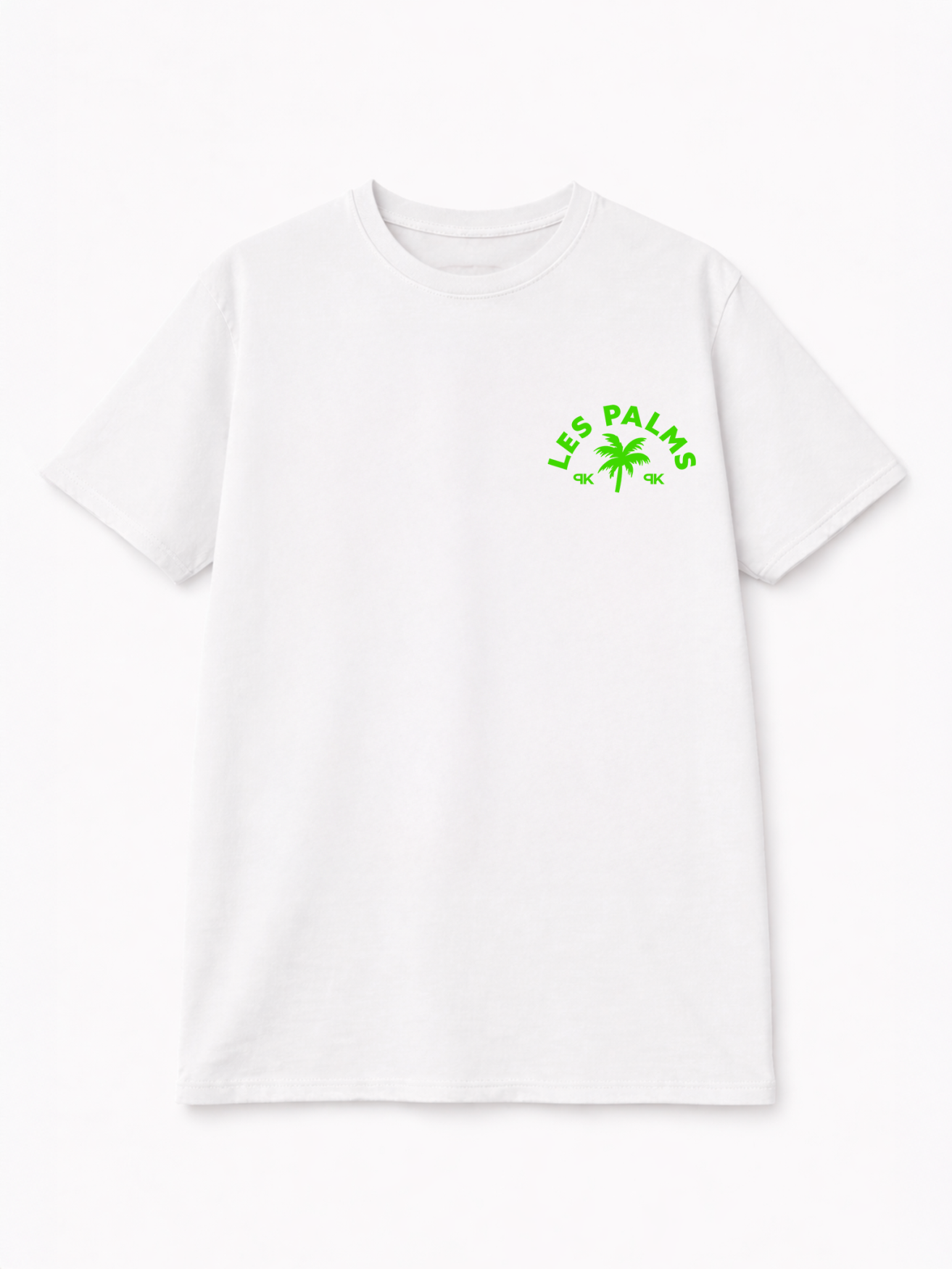 T-shirt Les Palms Chest Neon Green