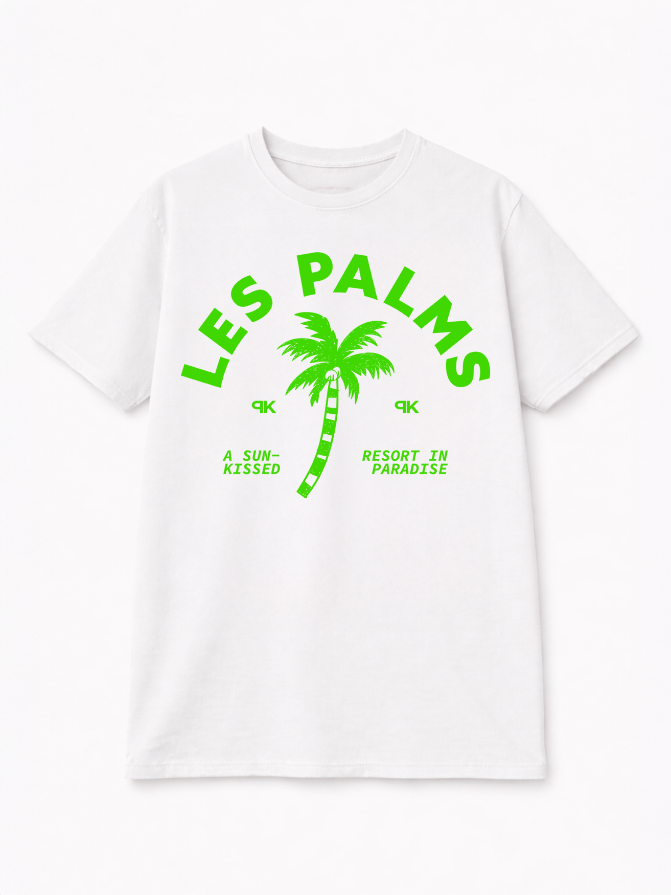 T-shirt Les Palms Neon Green