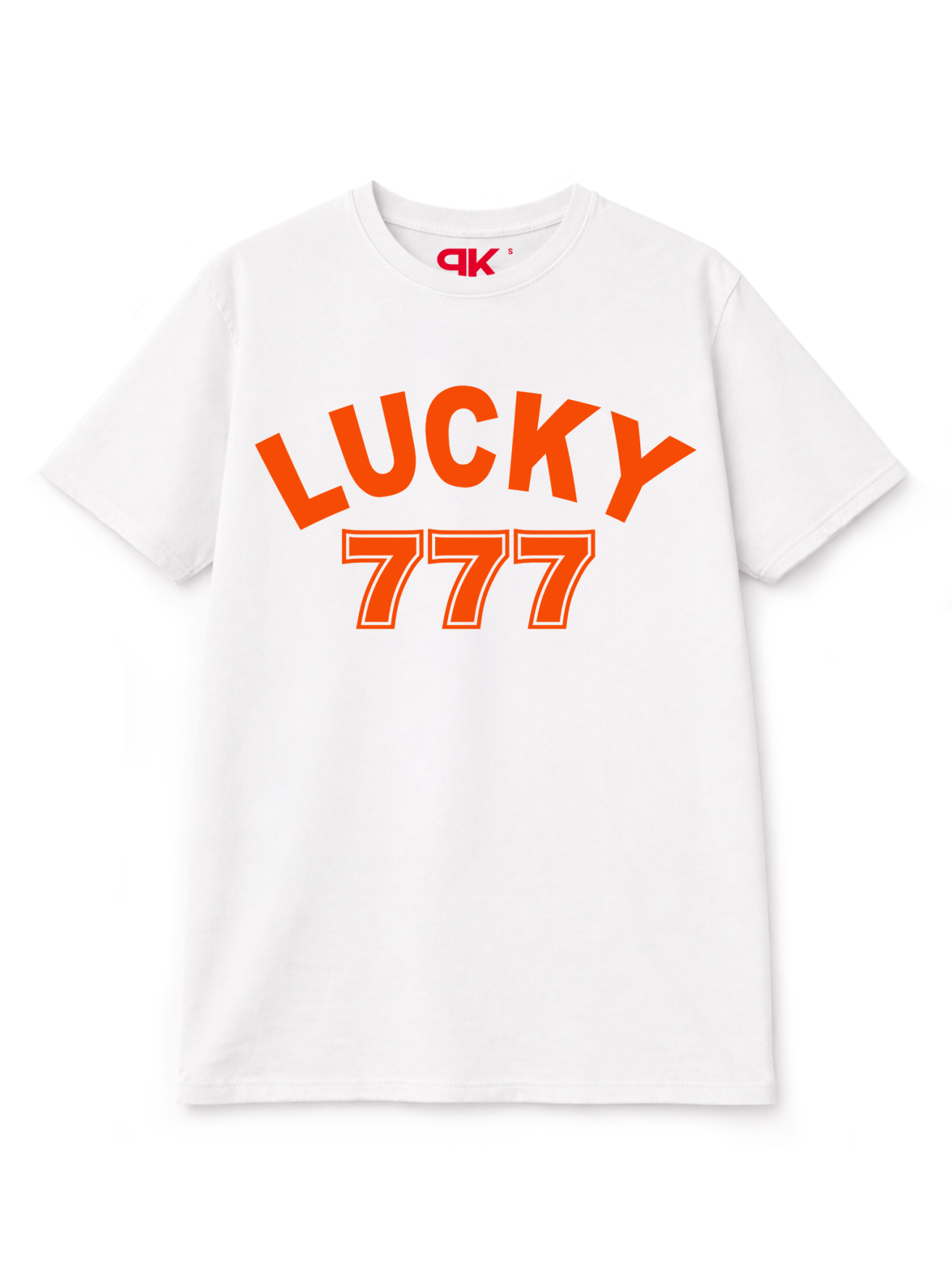 T-shirt Lucky 777 Orange