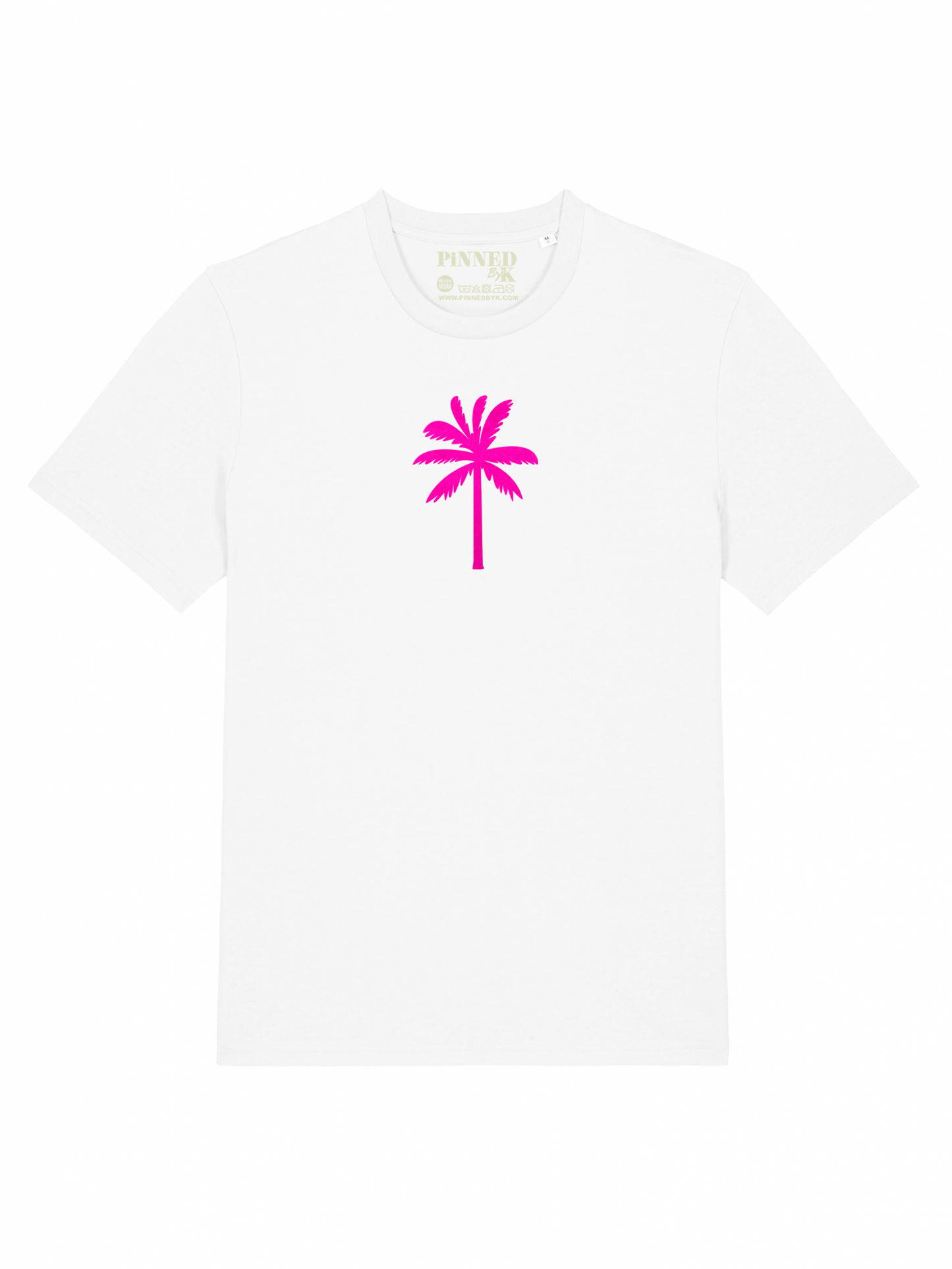 T-shirt Palmtree Neon Pink Velvet