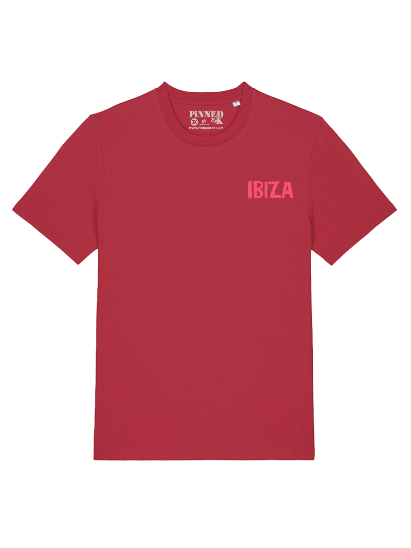 T-shirt Party Sleep Back Pink - Folk Red