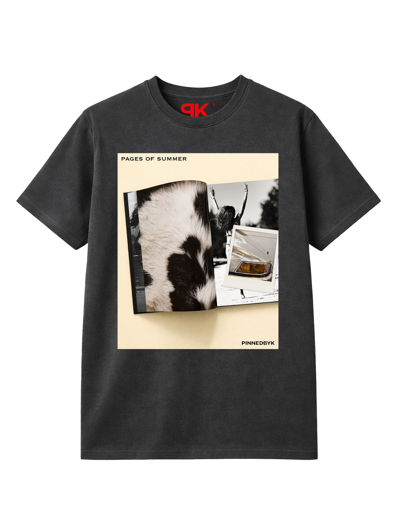 T-shirt Washed Pages Of Summer