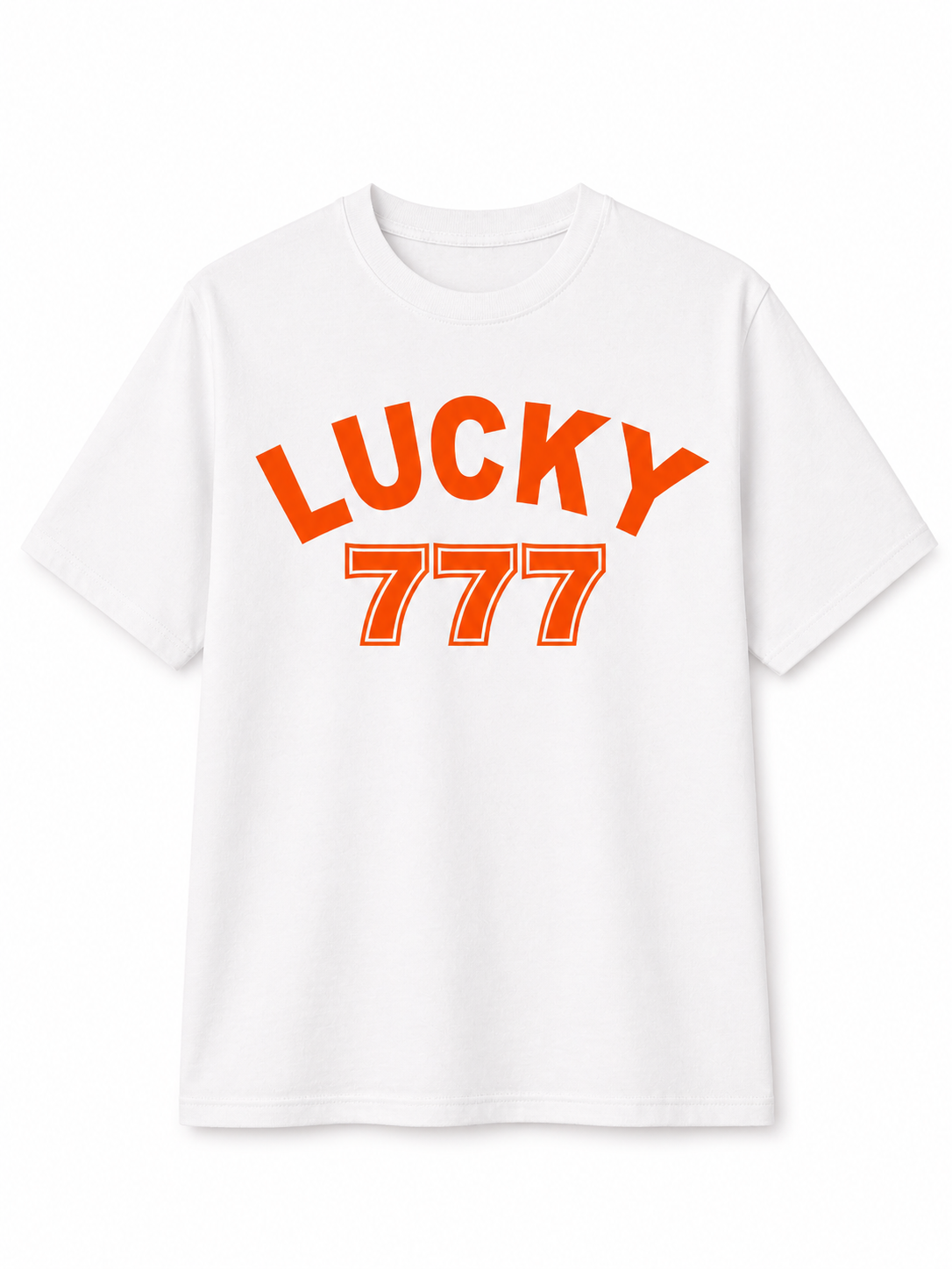 T-shirt Lucky 777 Orange