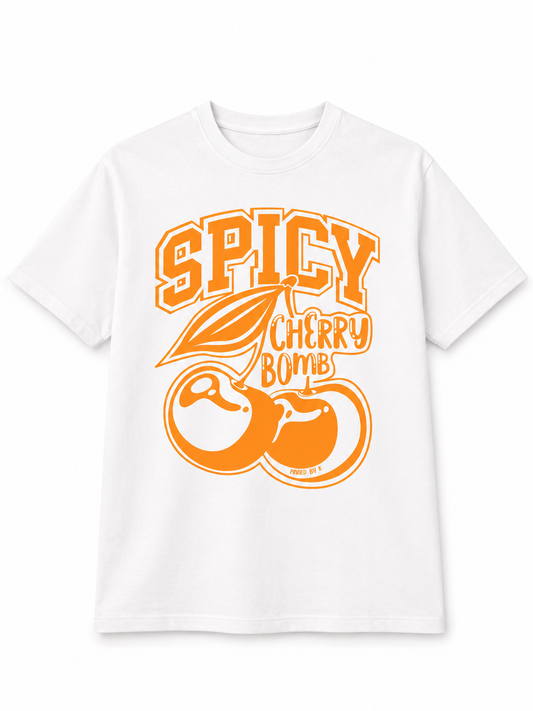 T-shirt Spicy Cherry Bomb Orange