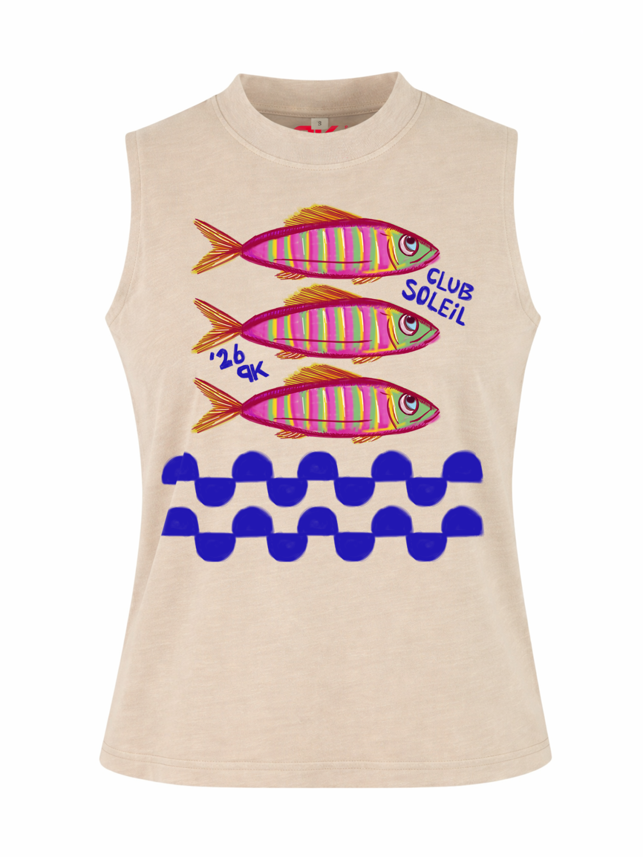 Tanktop Washed Club Soleil