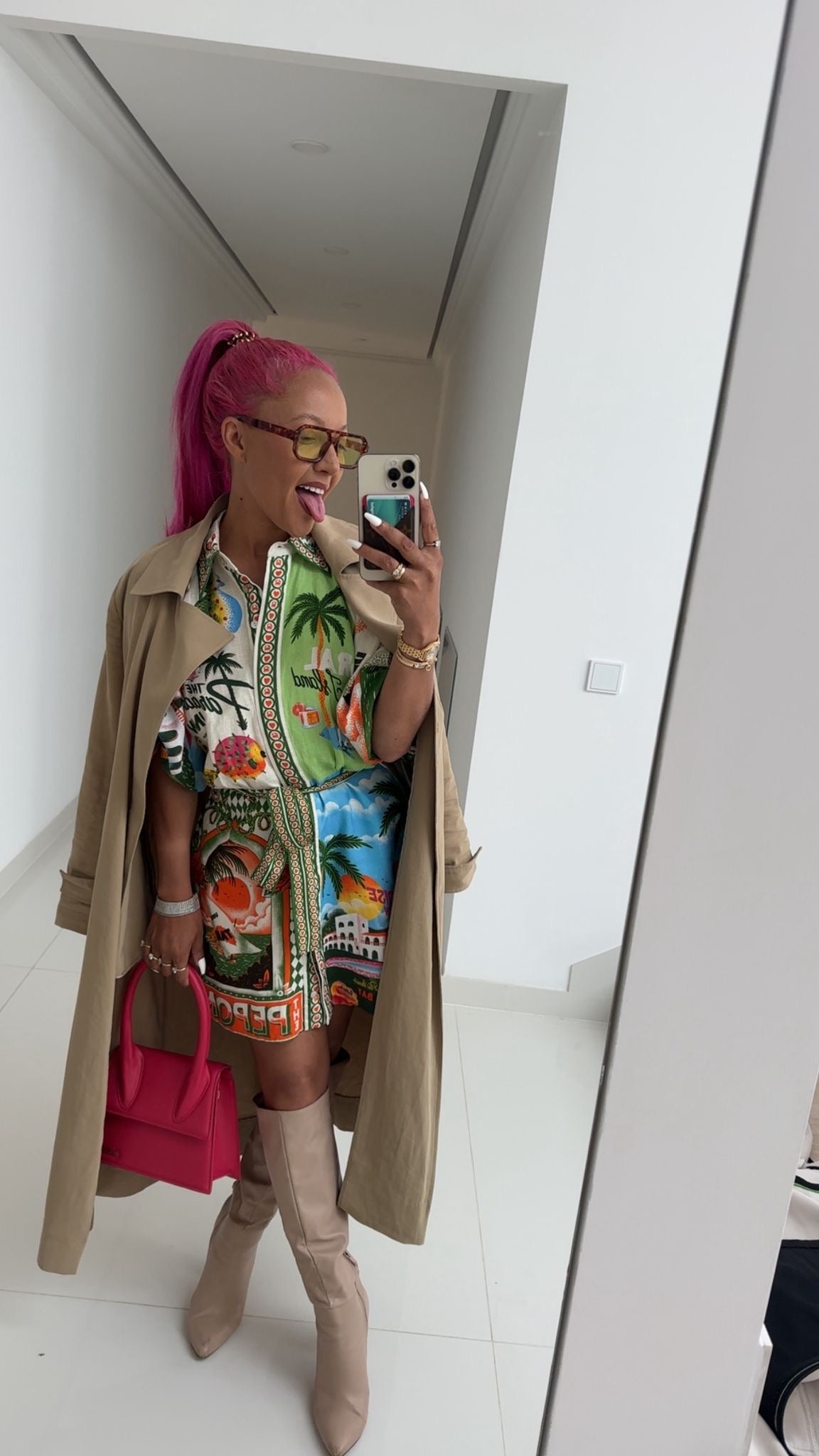 SUNGLASSES DJAMILA CELINA YELLOW LEOPARD