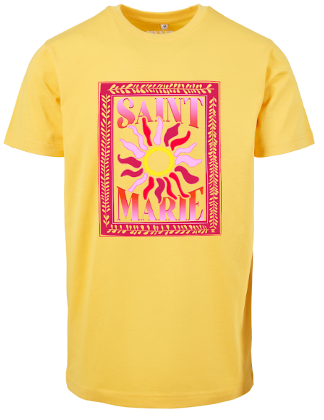 Curve T-shirt Saint Marie -  Yellow