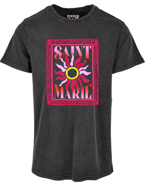 Curve T-shirt Saint Marie - Washed Grey