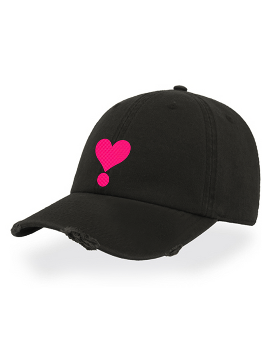CAP DJAMILA CELINA BLACK – PINK HEART